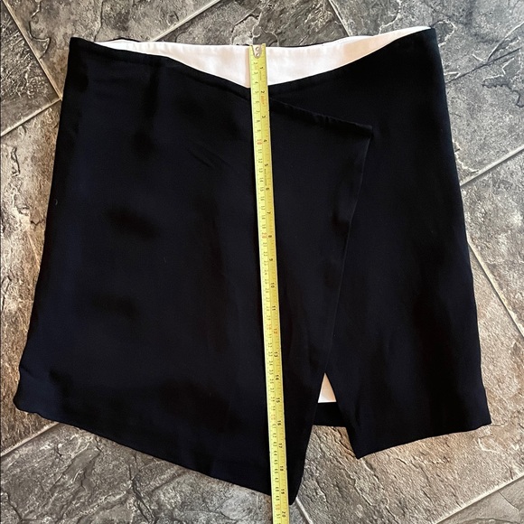A.L.C. Asymmetrical Black & White Classic Skirt Office Avant Garde Sleek - Picture 9 of 11